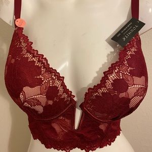 NWT Lace Maroon Bralette/Bra
